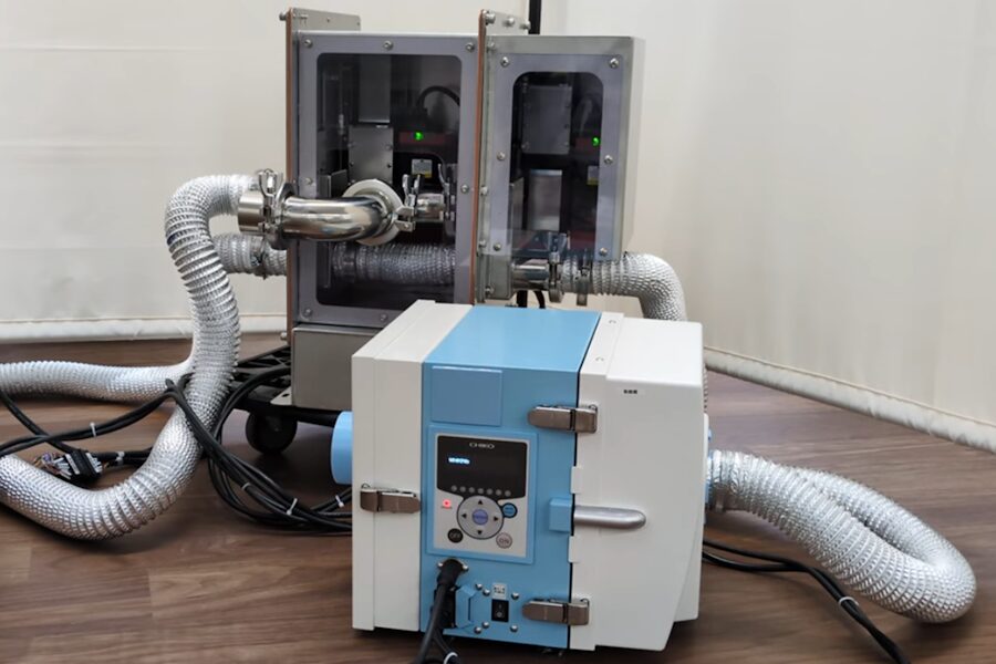 集塵機と集塵口バルブユニット