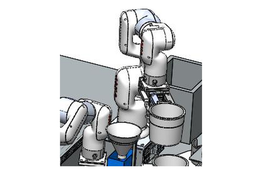 02_ドラフト内設置イメージ_900x600 ❹袋への粉体投入
