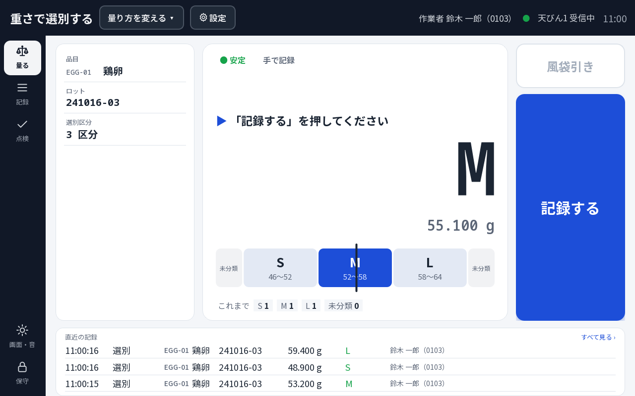 選別